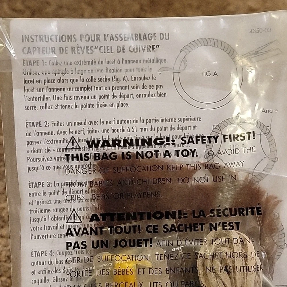 2 Tandy leather factory copper sky dream catcher kits